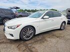 2018 Infiniti Q50 3.0t Luxe Белый vin: JN1EV7AR0JM443968