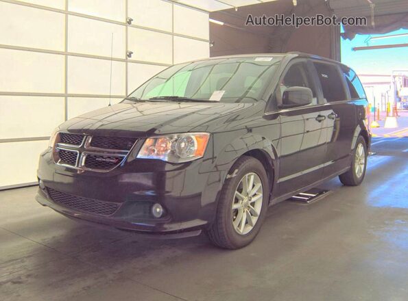 2C4RDGCG6KR743445 2019 DODGE GRAND Черный Задняя правая четверть
