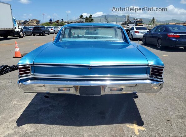 136177K104259 1967 CHEVROLET UK Blue Widok z tyłu