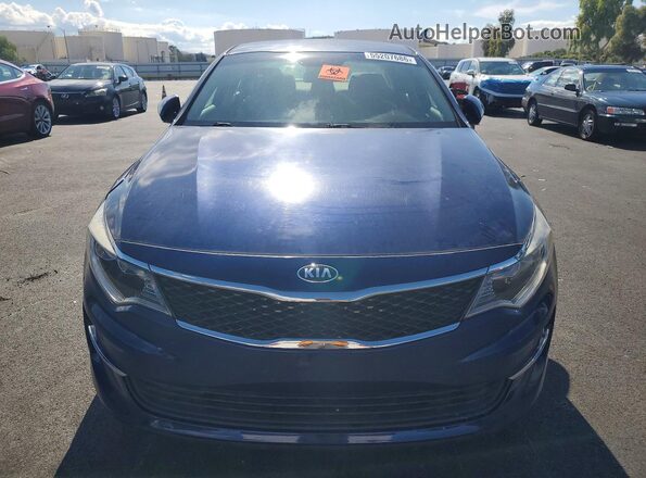 5XXGT4L35GG003018 2016 KIA OPTIMA Синий Вид сзади
