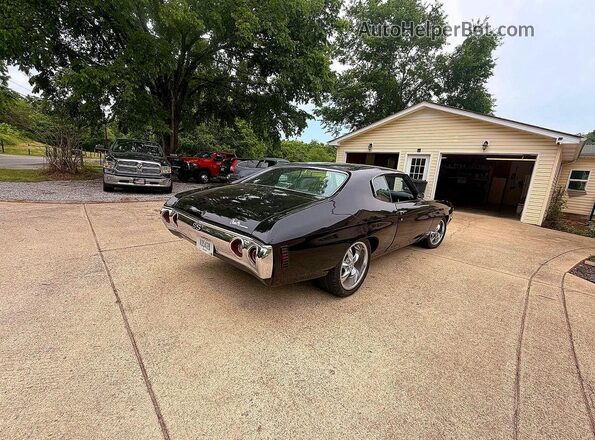 136371B182449 1971 CHEVROLET CHEVELLE Black Front right