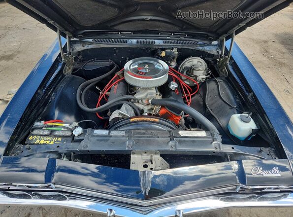 136379K353923 1969 CHEVROLET CHEVELLE Black Rear interior view