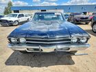 1969 Chev Chevelle Malibu Ss 396 Black vin: 136379K353923