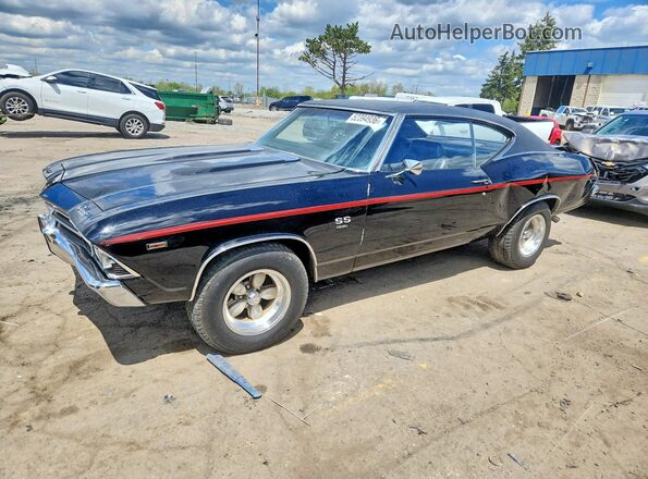 136379K353923 1969 CHEVROLET CHEVELLE Black Front left