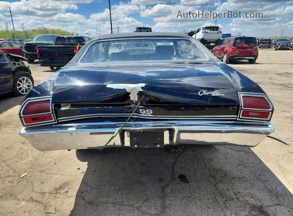 136379K353923 1969 CHEVROLET CHEVELLE Black Rear view