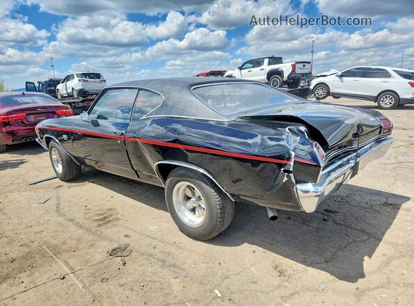 136379K353923 1969 CHEVROLET CHEVELLE Black Rear left