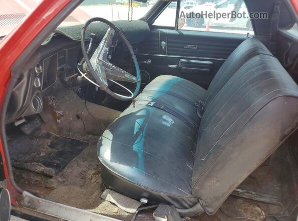 136808B214755 1968 CHEVROLET EL Red Вид салону спереду