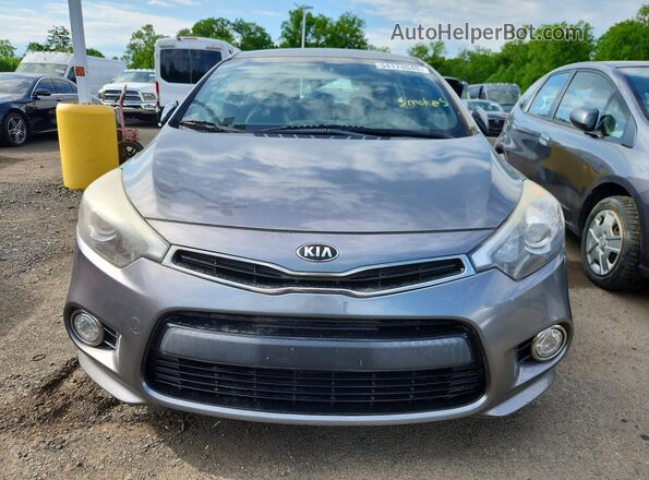 KNAFZ5A35G5592172 2016 KIA FORTE Серебряный Вид сзади