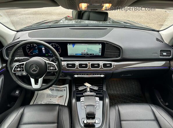 4JGFF5KE8LA077689 2020 MERCEDES-BENZ GLS Черный Вид задних сидений
