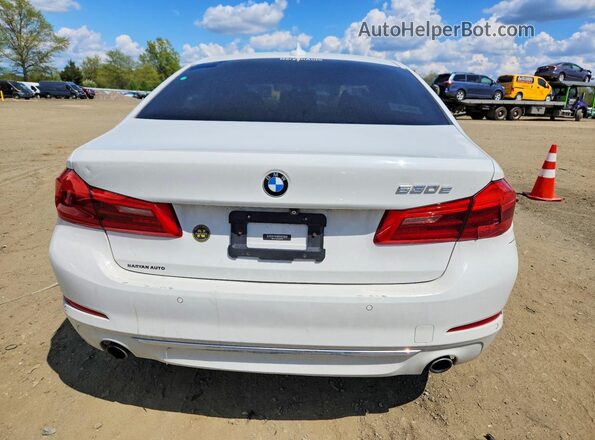 WBAJB1C53JB084961 2018 BMW 5 SERIES White Widok wnętrza z przodu