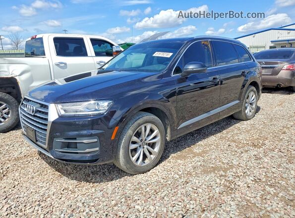 WA1AAAF79JD045955 2018 AUDI Q7 Black Задня ліва чверть