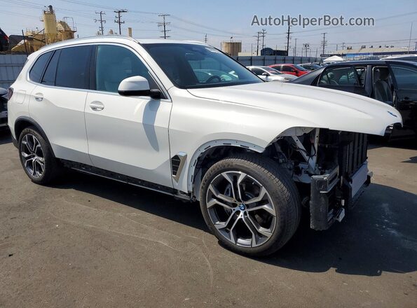 5UX13EU02S9Z34239 2025 BMW X5 White წინა ხედი