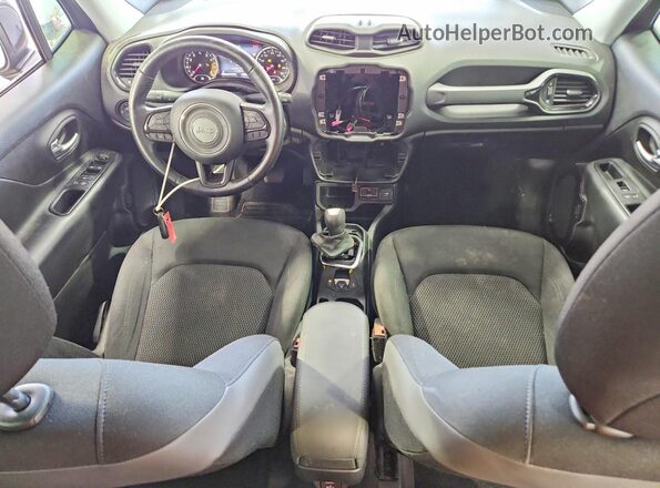 ZACNJAB11KPK14360 2019 JEEP RENEGADE Gray Instrument cluster view