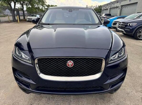 SADCJ2FX8LA619250 2020 JAGUAR F-PACE Синий Вид сзади