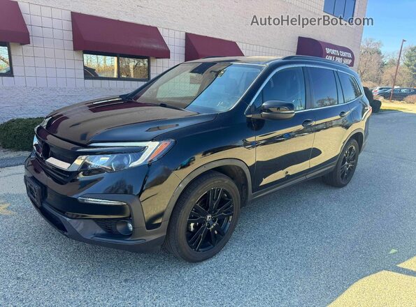 5FNYF6H24MB096457 2021 HONDA PILOT Черный Задняя правая четверть