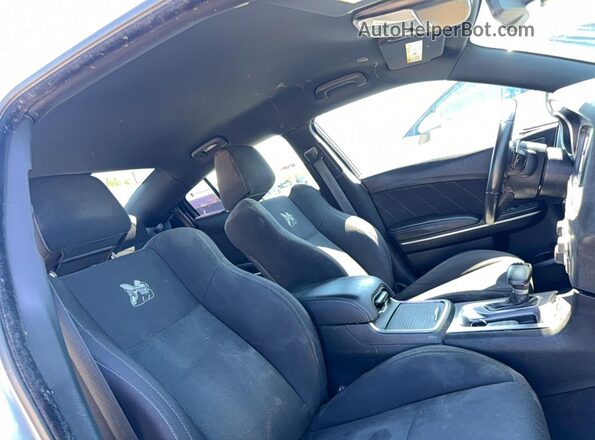 2C3CDXGJ7JH253164 2018 DODGE CHARGER Gray ძრავის განყოფილების ხედი