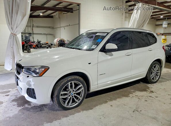 5UXWX7C56H0U42815 2017 BMW X3 Белый Задняя левая четверть
