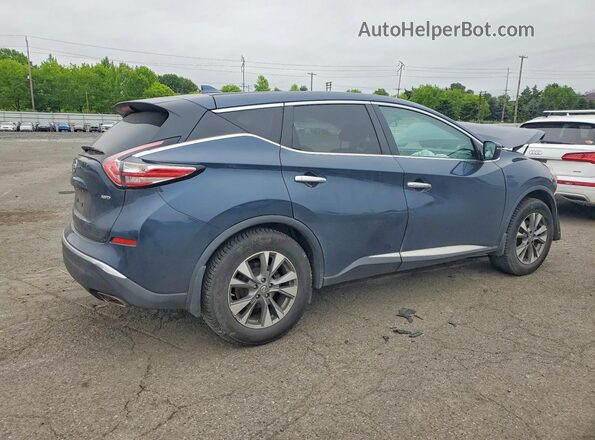 5N1AZ2MH6HN150100 2017 NISSAN MURANO Синий Передняя правая четверть