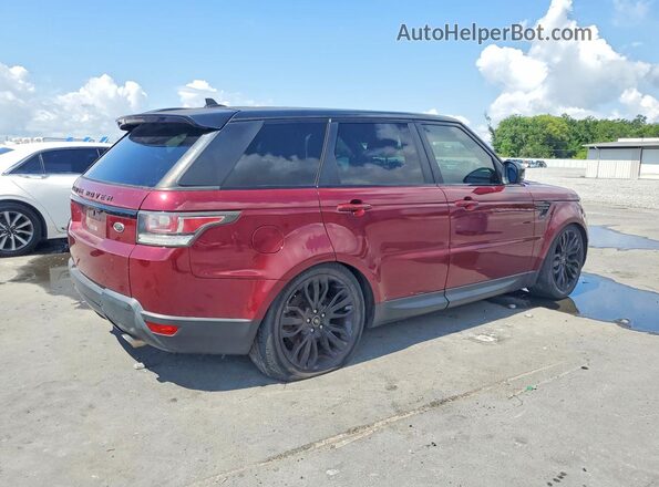 SALWR2PF5GA653586 2016 LAND ROVER RANGE ROVER Красный Передняя правая четверть