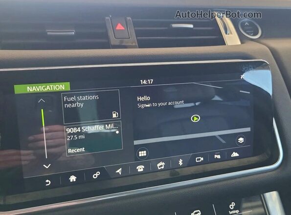 SALWR2SU8LA746490 2020 LAND ROVER RANGE Gray Vista del cuadro de instrumentos