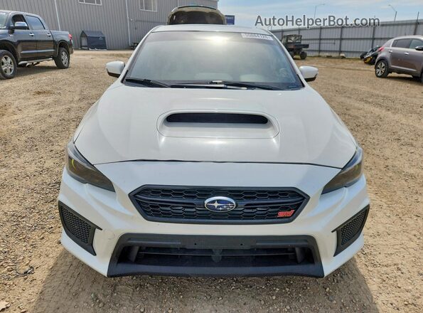 JF1VA2W66J9819236 2018 SUBARU WRX White Հետևի տեսք