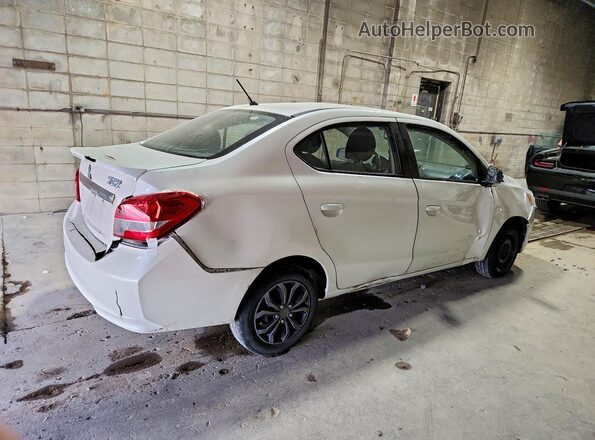 ML32F3FJ3HHF06675 2017 MITSUBISHI MIRAGE Белый Передняя правая четверть