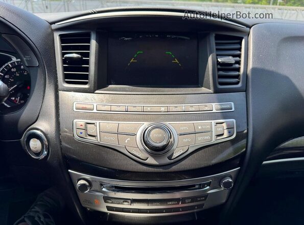 5N1DL0MM9KC565978 2019 INFINITI QX60 Black Вид задніх сидінь