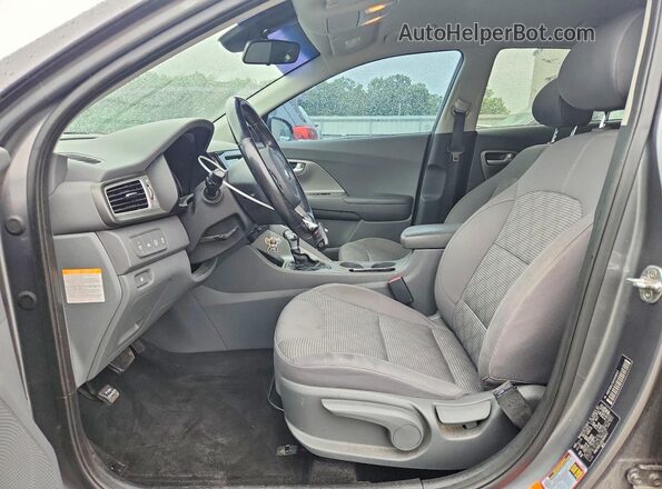 KNDCB3LC9J5109057 2018 KIA NIRO Gray Widok deski rozdzielczej