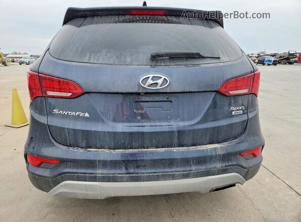 5XYZTDLB8HG414202 2017 HYUNDAI SANTA FE Серебряный Вид салона спереди