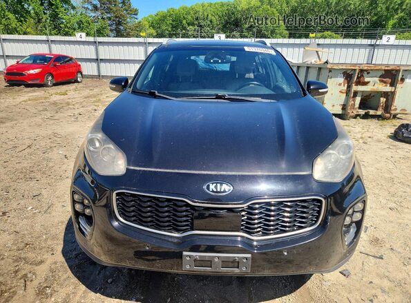 KNDPRCA65H7093349 2017 KIA SPORTAGE Черный Вид сзади