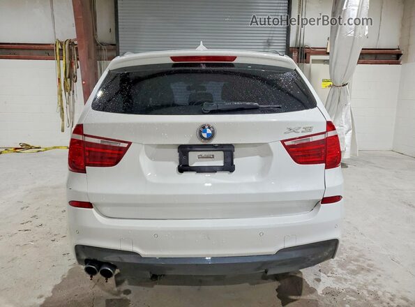 5UXWX7C56H0U42815 2017 BMW X3 Белый Вид салона спереди