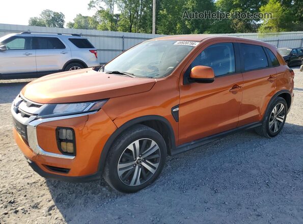JA4APUAU1MU001708 2021 MITSUBISHI OUTLANDER Orange Przód lewy