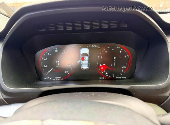 YV4102XK2G1072214 2016 VOLVO XC90 Белый Вид щитка приборов