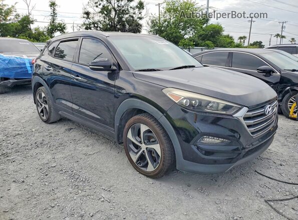 KM8J33A27GU197681 2016 HYUNDAI TUCSON Черный Вид спереди