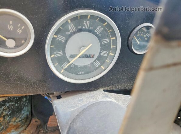 149044790 1969 VOLKSWAGEN KARMANGHIA Blue Вид щитка приладів