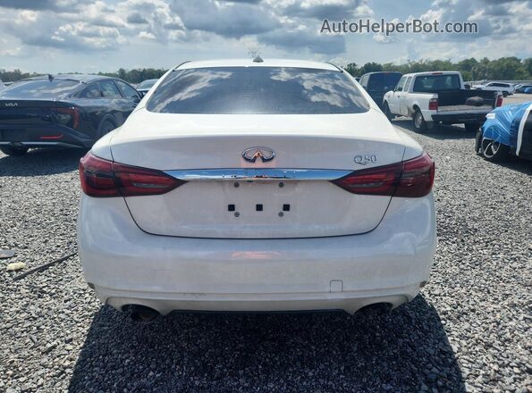 JN1EV7AP7JM359354 2018 INFINITI Q50 Белый Вид салона спереди