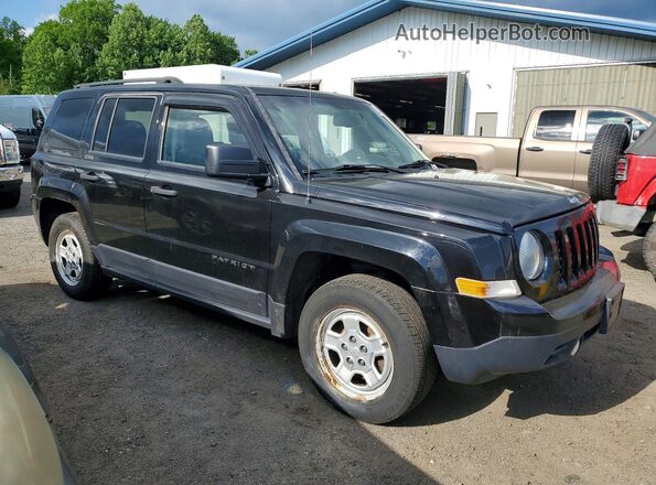 1C4NJPBA1GD807745 2016 JEEP PATRIOT Black Front view