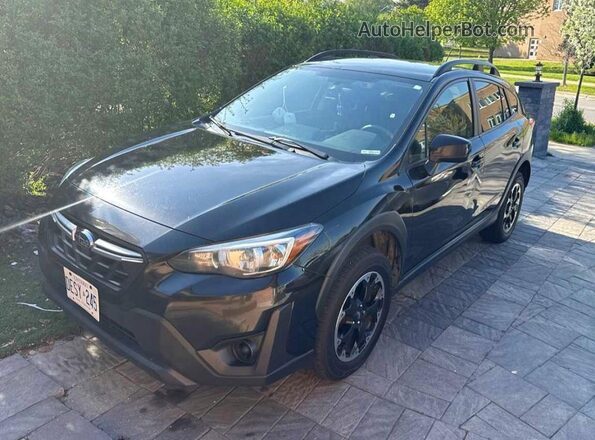 JF2GTABC5M8339462 2021 SUBARU CROSSTREK Черный Задняя правая четверть