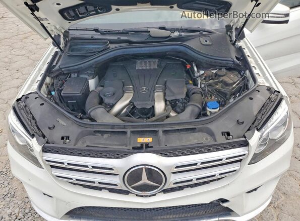 4JGDF7DE9HA890384 2017 MERCEDES-BENZ GLS White Widok naklejki z numerem VIN
