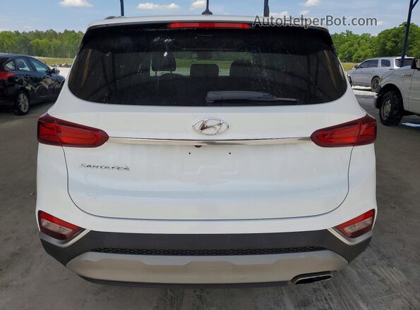 5NMS23AD2KH112159 2019 HYUNDAI SANTA White Vista interior delantera
