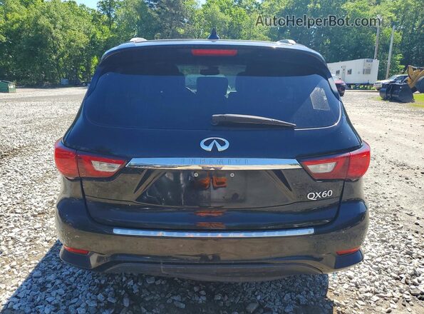 5N1AL0MM1GC506417 2016 INFINITI QX60 Black Widok wnętrza z przodu