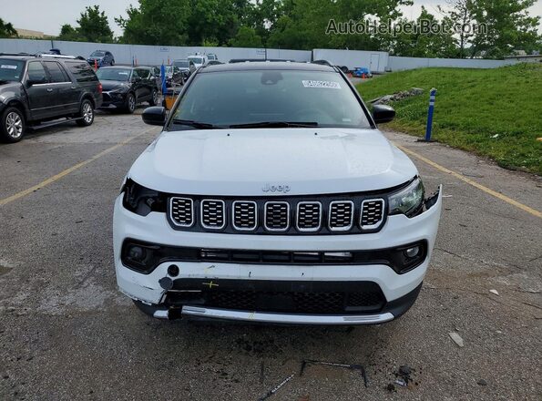 3C4NJDCN1ST600937 2025 JEEP COMPASS White Widok z tyłu