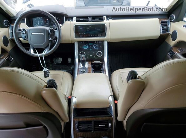 SALWR2RUXKA862536 2019 LAND ROVER RANGE ROVER White Vista del cuadro de instrumentos