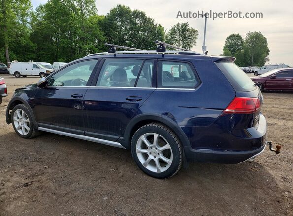 3VWH17AU8HM538235 2017 VOLKSWAGEN GOLF Синий Задняя правая четверть