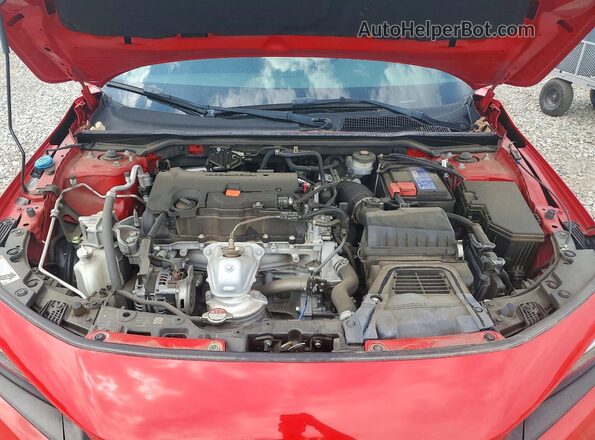 2HGFE2F56NH580532 2022 HONDA CIVIC Red Вид підкапотного простору