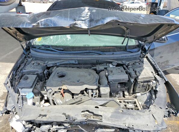 5NPE24AF3KH749620 2019 HYUNDAI SONATA Black Вид підкапотного простору