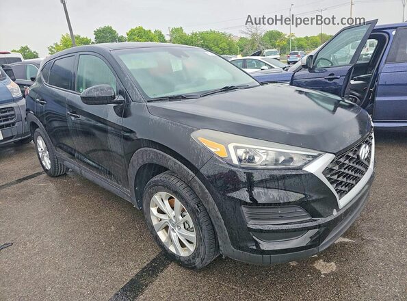 KM8J23A4XKU899202 2019 HYUNDAI TUCSON Черный Передняя левая четверть