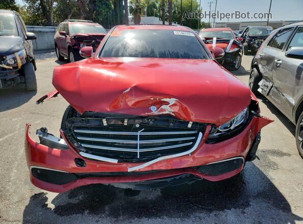 WDDZF4JB3HA204929 2017 MERCEDES-BENZ E Red 