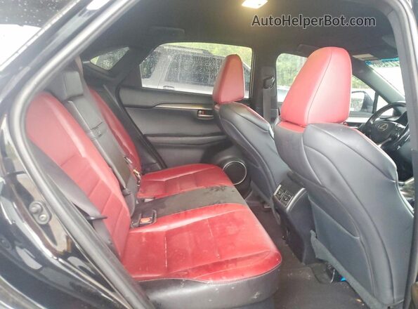 JTJYARBZ4H2055273 2017 LEXUS NX Черный Вид задней части салона