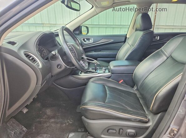 5N1DL0MN9HC555615 2017 INFINITI QX60 Серый Вид панели приборов